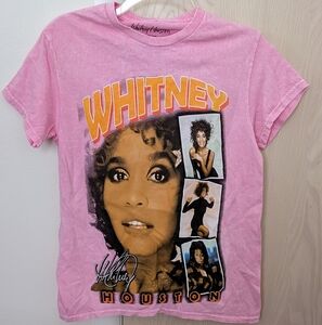 Pink Whitney Houston Graphic T-Shirt - Size XS - NWOT